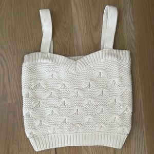 Zara sweater knit tank top